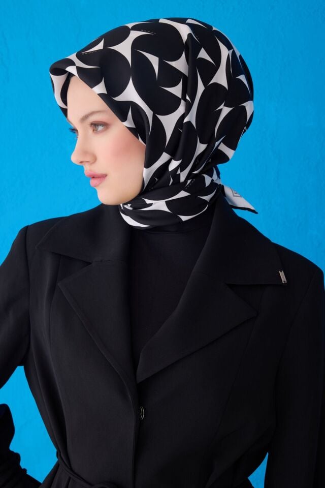 Belli İpek Eşarp 2025 İlkbahar-Yaz - 4117D-80 - Tivil