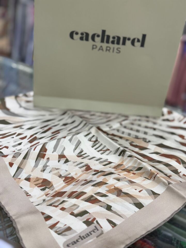 Cacharel Twill İpek Eşarp - 2025/2026 Sonbahar-Kış - 9024313 -932  Tivil