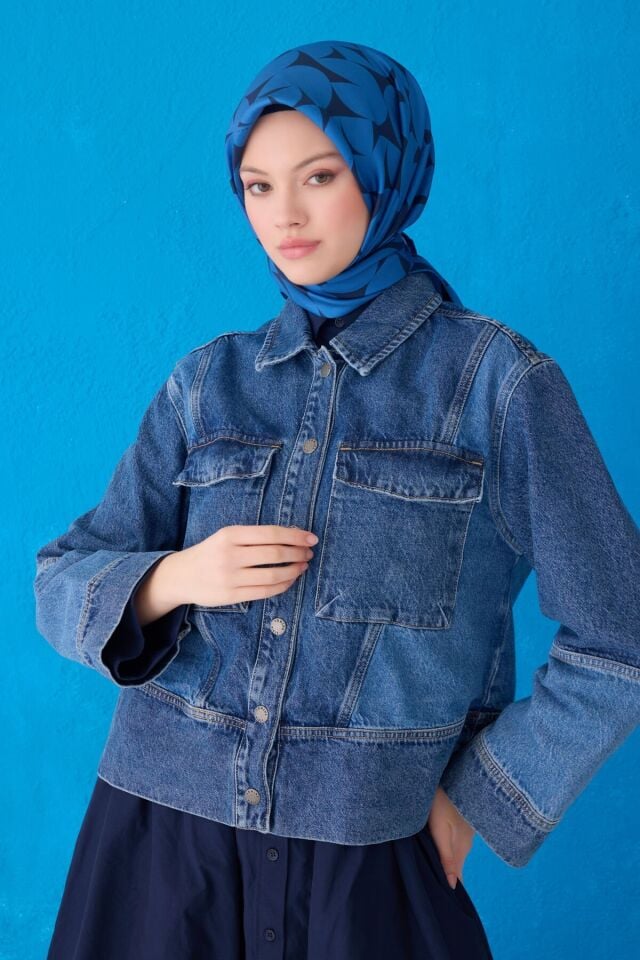 Belli İpek Eşarp 2025 İlkbahar-Yaz - 4117D-54 - Tivil