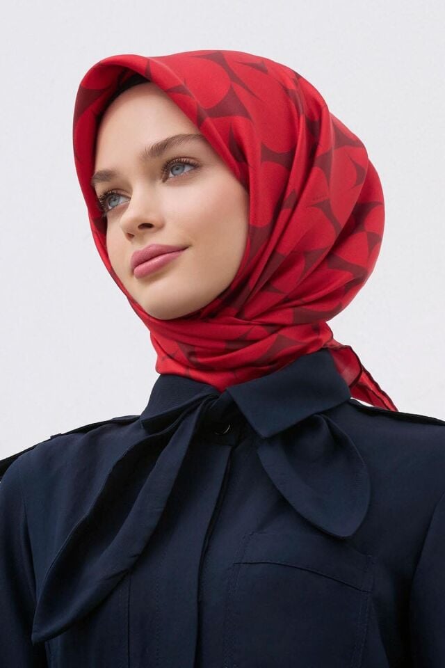 Belli İpek Eşarp 2025 İlkbahar-Yaz - 4117D-34 - Tivil