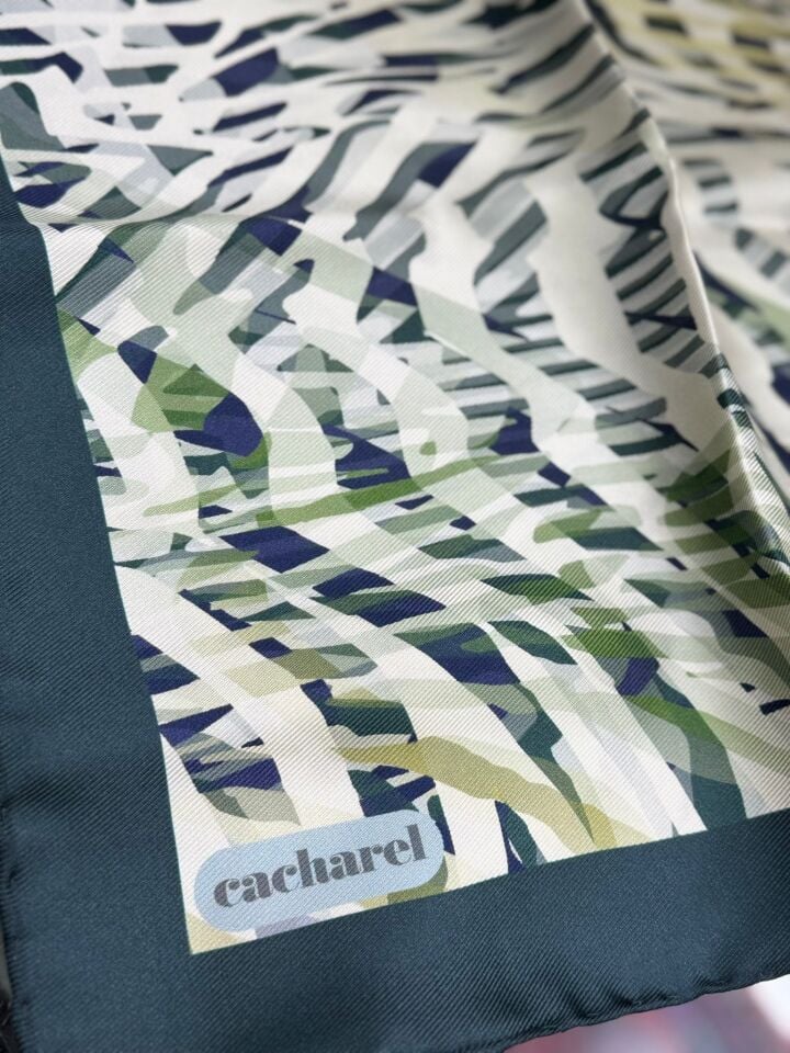 Cacharel Twill İpek Eşarp - 2025/2026 Sonbahar-Kış - 9024313 -951  Tivil