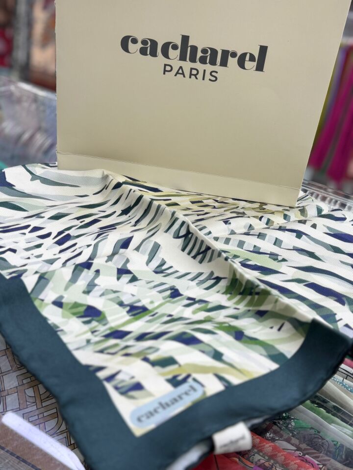 Cacharel Twill İpek Eşarp - 2025/2026 Sonbahar-Kış - 9024313 -951  Tivil