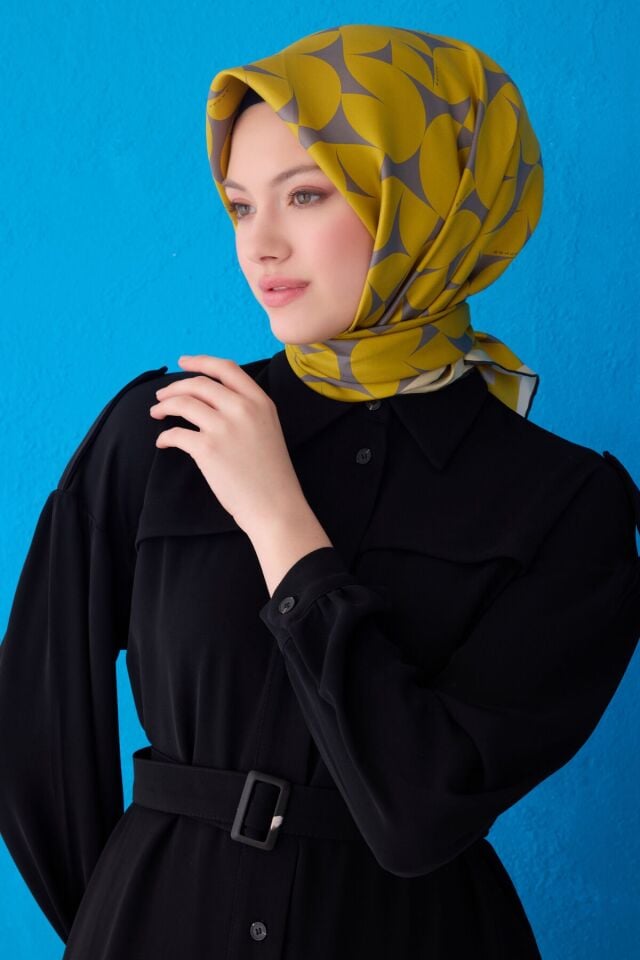 Belli İpek Eşarp 2025 İlkbahar-Yaz - 4117D-33 - Tivil