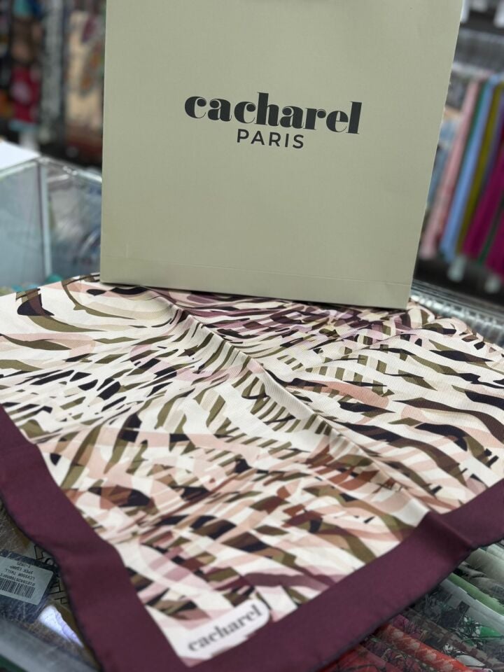 Cacharel Twill İpek Eşarp - 2025/2026 Sonbahar-Kış - 9024313 -941  Tivil