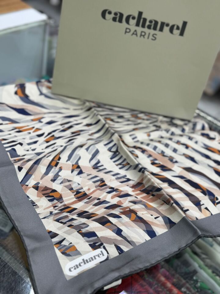 Cacharel Twill İpek Eşarp - 2025/2026 Sonbahar-Kış - 9024313 -971  Tivil