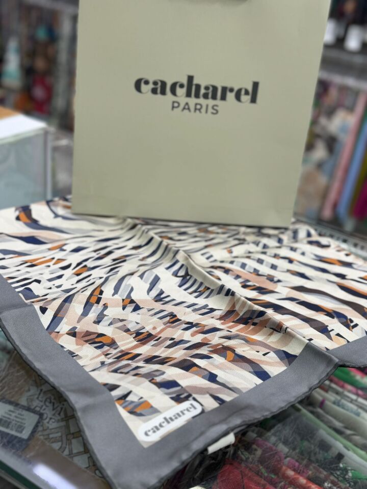 Cacharel Twill İpek Eşarp - 2025/2026 Sonbahar-Kış - 9024313 -971  Tivil