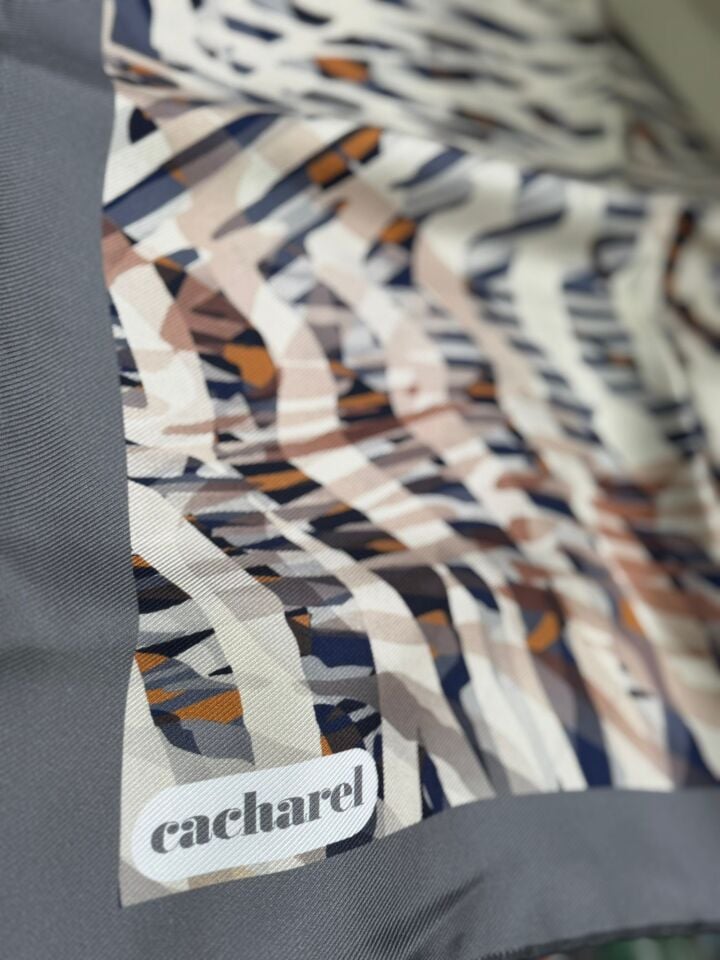 Cacharel Twill İpek Eşarp - 2025/2026 Sonbahar-Kış - 9024313 -971  Tivil