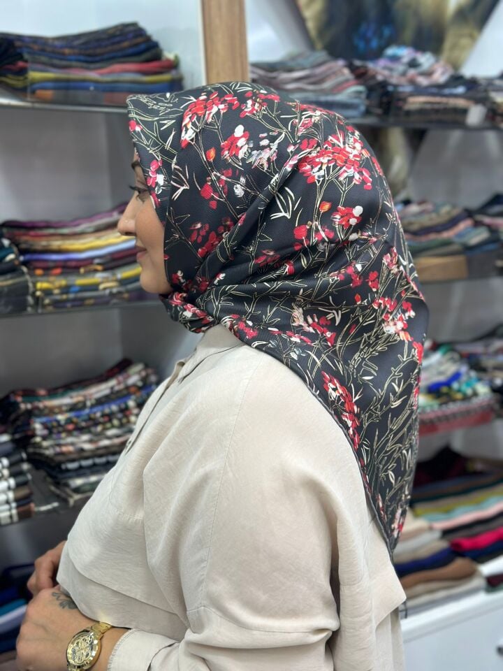 Cacharel Twill İpek Eşarp - 2025/2026 Sonbahar-Kış - 9040313 -971 Tivil