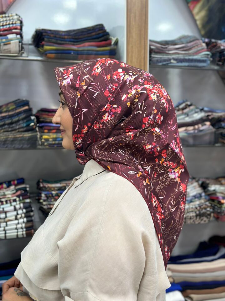 Cacharel Twill İpek Eşarp - 2025/2026 Sonbahar-Kış - 9040313 -941 Tivil