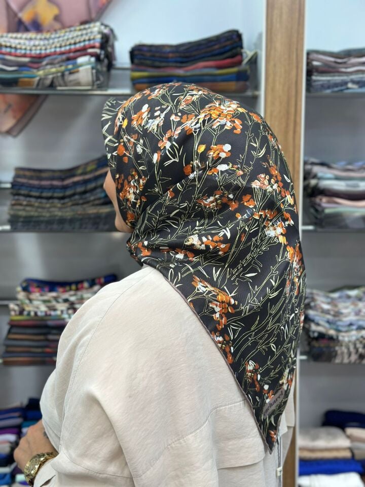 Cacharel Twill İpek Eşarp - 2025/2026 Sonbahar-Kış - 9040313 -931 Tivil