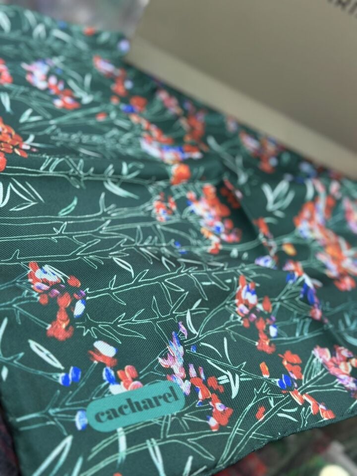 Cacharel Twill İpek Eşarp - 2025/2026 Sonbahar-Kış - 9040313 -951  Tivil