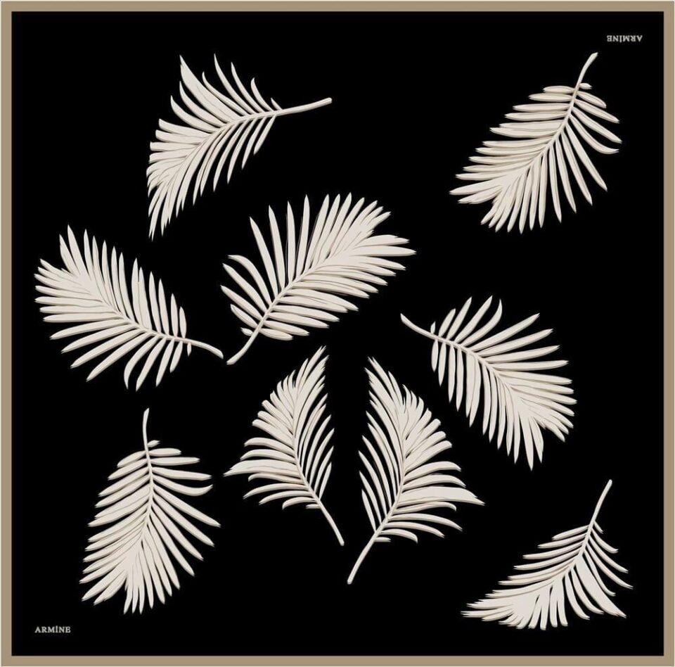 Armine İpek Eşarp - 8548D 09 - Tivil