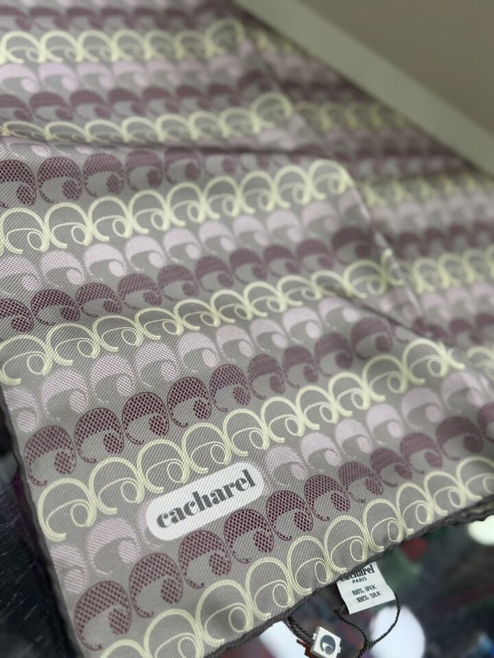 Cacharel Twill İpek Eşarp - 2025/2026 Sonbahar-Kış - 9003313-934 - Tivil