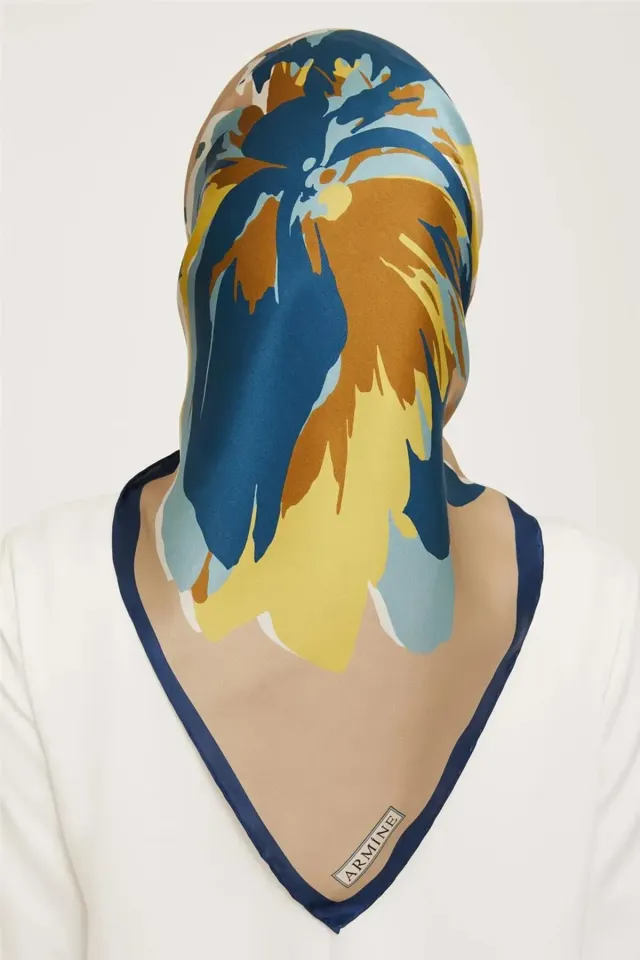 Armine Nostalji Serisi İpek Eşarp 9042D-38-Sura