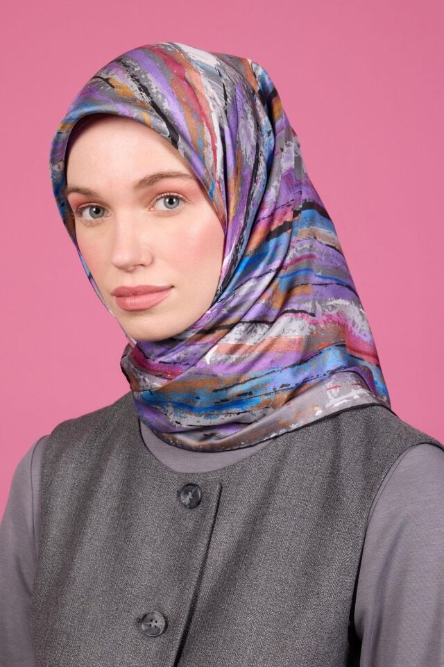 Aker İpek Eşarp - 2025/2026 Sonbahar-Kış - 9096701-313 - Sura