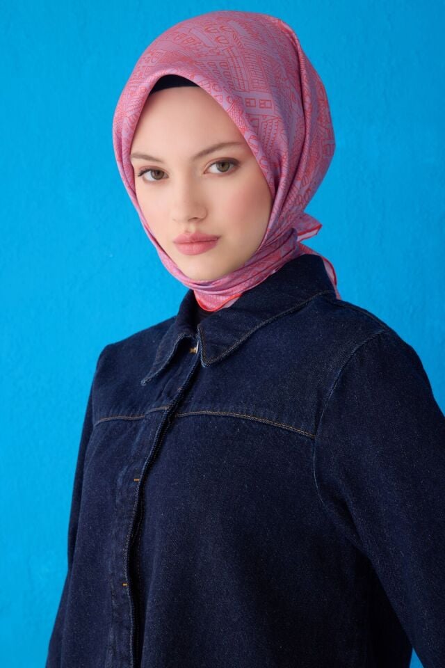 Belli İpek Eşarp 2025 İlkbahar-Yaz - 4110D-59 - Tivil