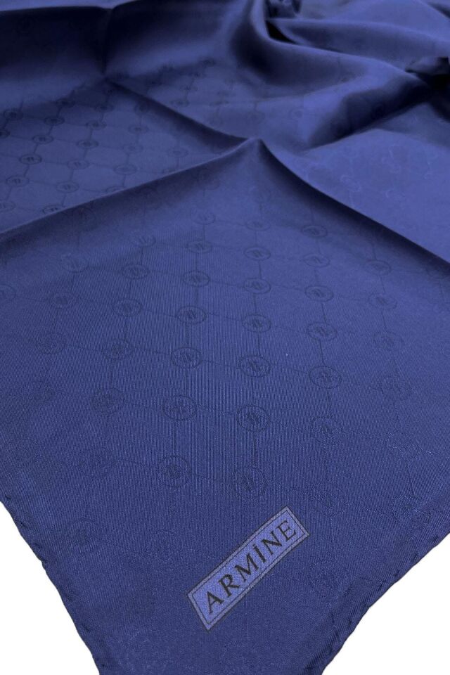 Armine Jakarlı İpek Eşarp - Monogram Desen 2000-193921