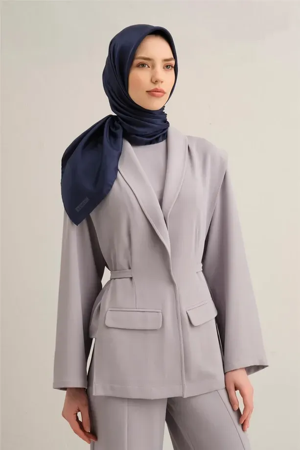 Armine Jakarlı İpek Eşarp - Monogram Desen 2000-193921