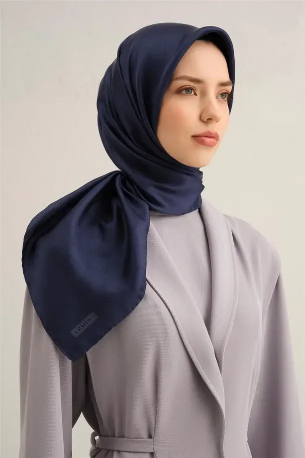 Armine Jakarlı İpek Eşarp - Monogram Desen 2000-193921