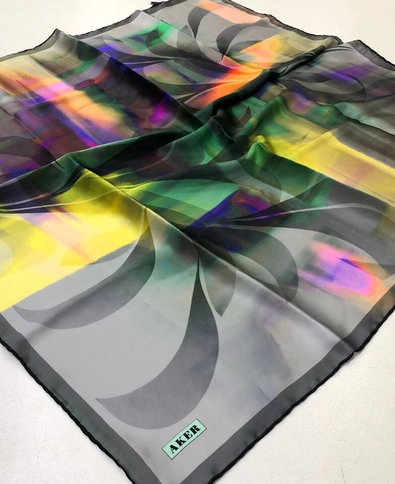 Aker İpek Eşarp - 2025 İlkbahar-Yaz - 9043701-312 - Sura