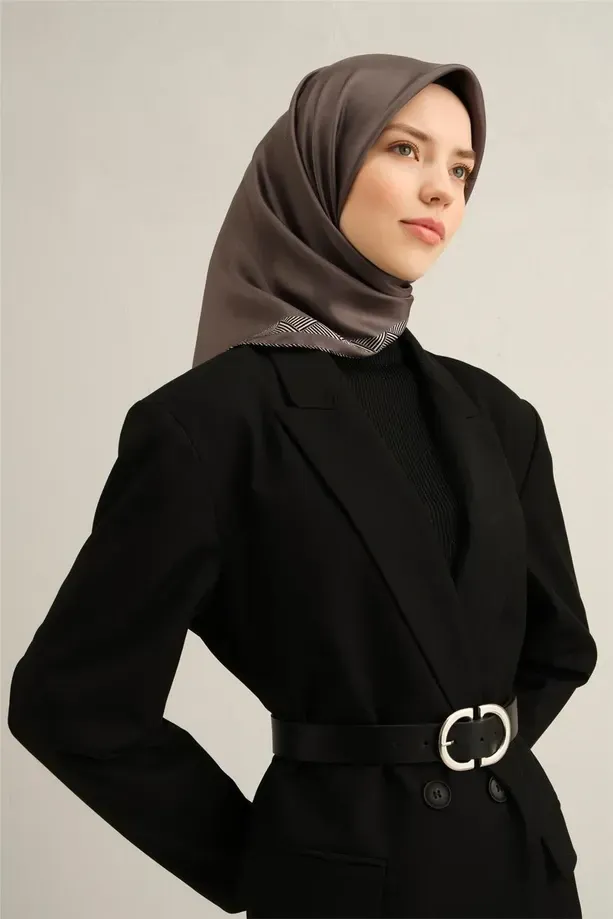 Armine İpek Eşarp 2025 İlkbahar-Yaz - 9357D-33- Tivil