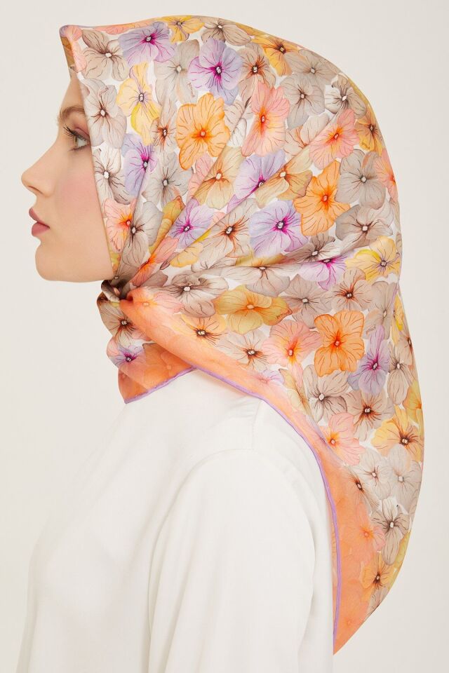 Armine İpek Eşarp 2024 İlkbahar-Yaz - 9108D-35 - Sura