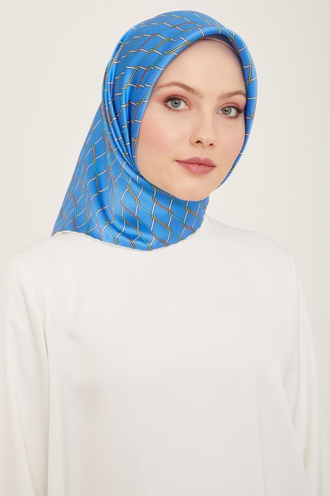 Armine İpek Eşarp 2024 İlkbahar-Yaz - 9152D-87 - Tivil