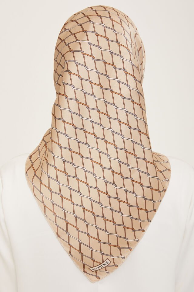 Armine İpek Eşarp 2024 İlkbahar-Yaz - 9152D-40- Tivil