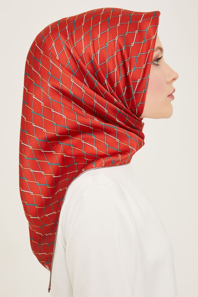 Armine İpek Eşarp 2024 İlkbahar-Yaz - 9152D-81- Sura