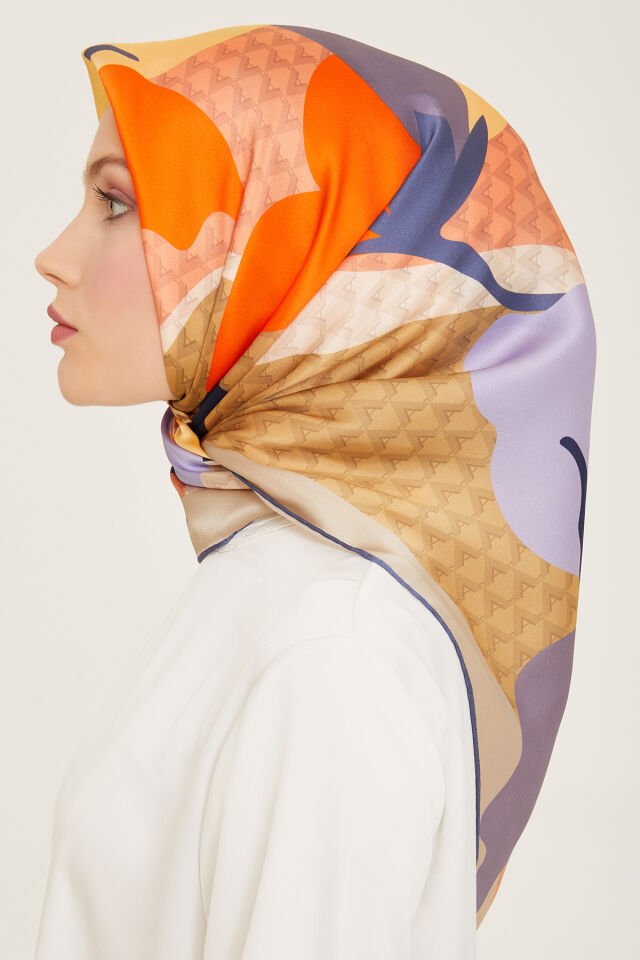 Armine İpek Eşarp 2024 İlkbahar-Yaz - 9119D-32- Sura