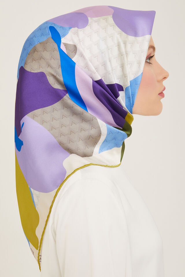 Armine İpek Eşarp 2024 İlkbahar-Yaz - 9119D-03- Sura