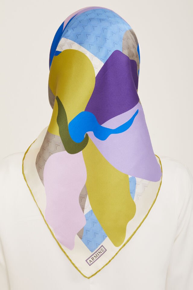 Armine İpek Eşarp 2024 İlkbahar-Yaz - 9119D-03- Sura