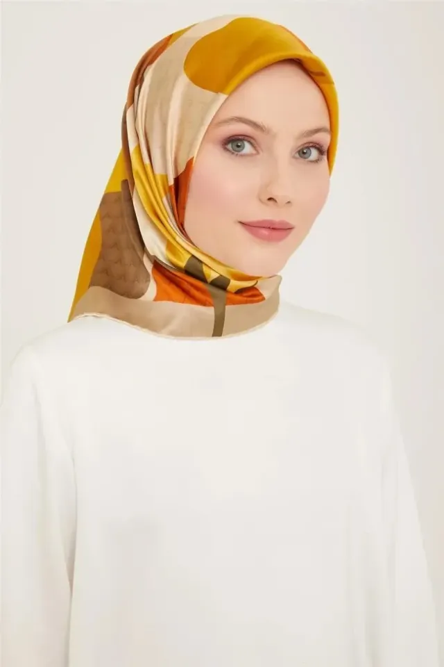 Armine İpek Eşarp 2024 İlkbahar-Yaz - 9119D-07- Sura