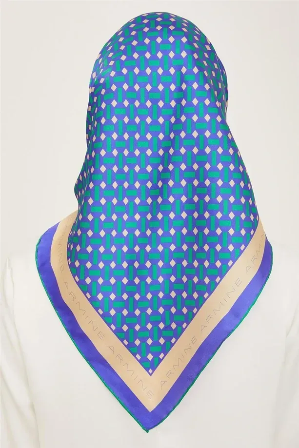 Armine İpek Eşarp 2024 İlkbahar-Yaz - 9151D-80 - Sura