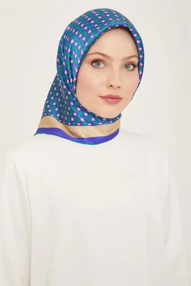 Armine İpek Eşarp 2024 İlkbahar-Yaz - 9151D-80 - Sura