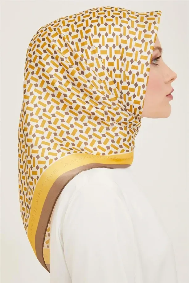 Armine İpek Eşarp 2024 İlkbahar-Yaz - 9151D-02- Sura