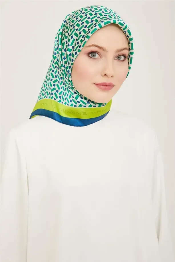 Armine İpek Eşarp 2024 İlkbahar-Yaz - 9151D-01- Sura