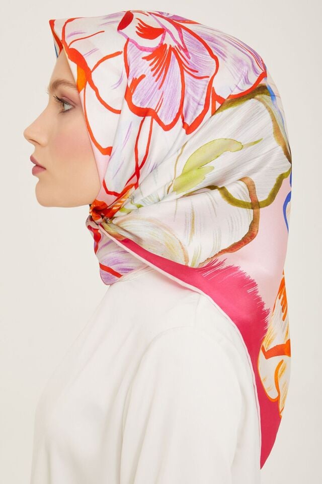 Armine İpek Eşarp 2024 İlkbahar-Yaz - 9110D-33 - Sura