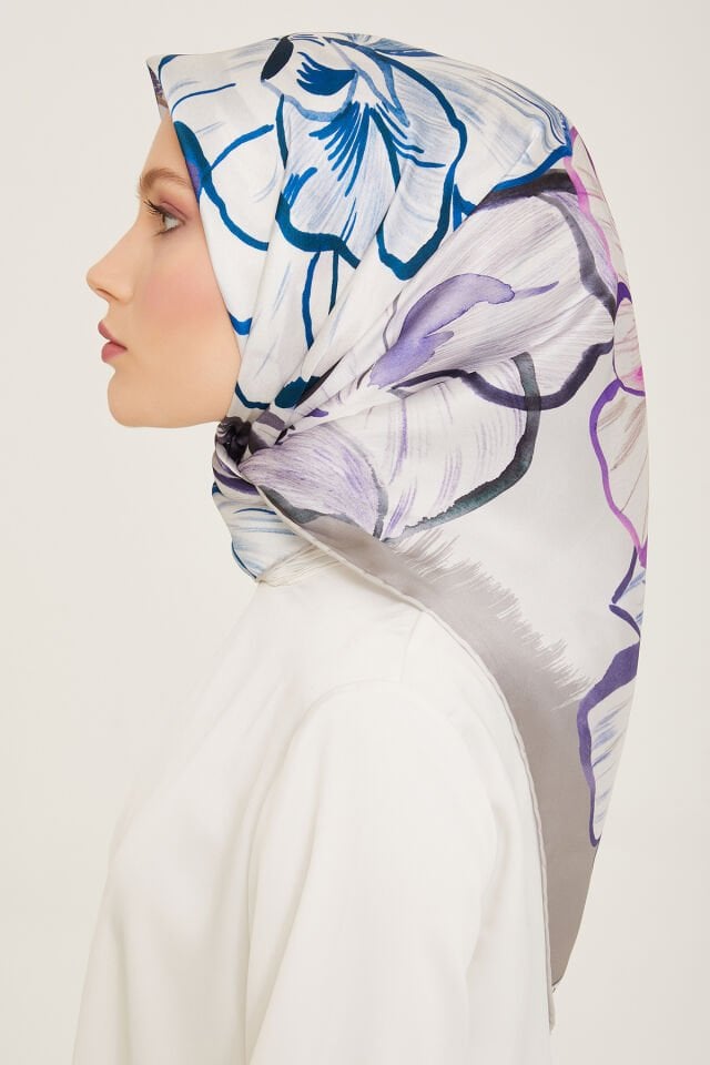 Armine İpek Eşarp 2024 İlkbahar-Yaz - 9110D-35 - Sura