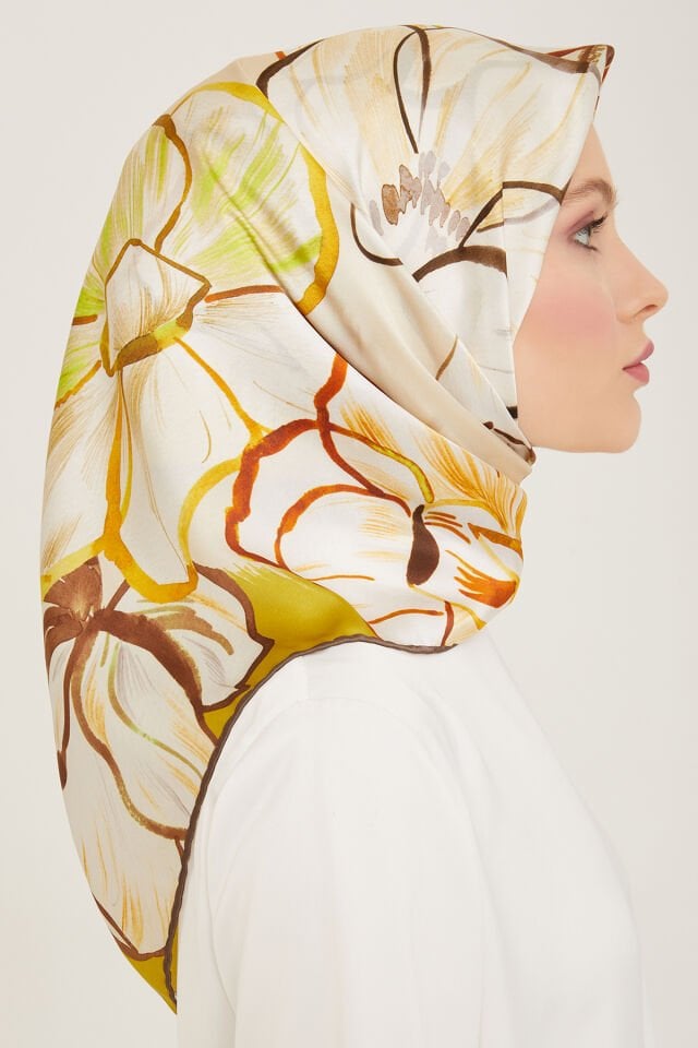 Armine İpek Eşarp 2024 İlkbahar-Yaz - 9110D-34 - Sura
