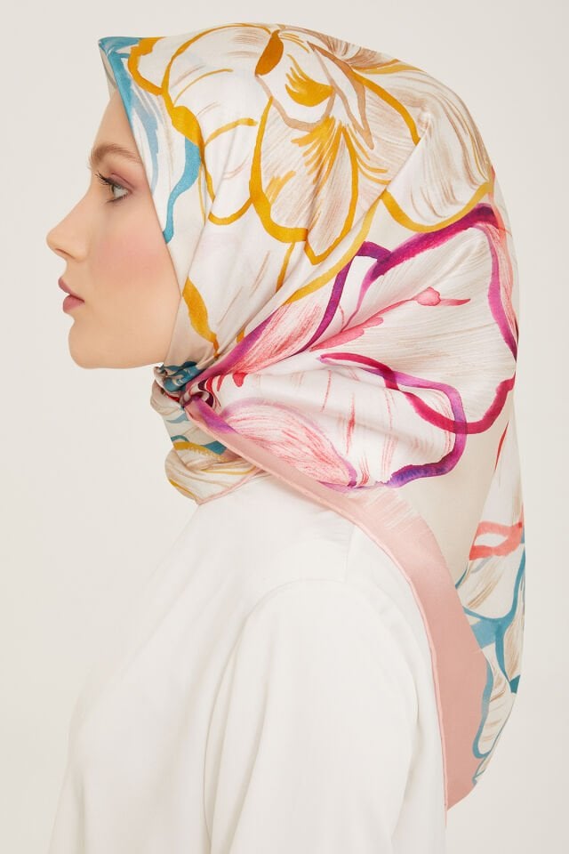Armine İpek Eşarp 2024 İlkbahar-Yaz - 9110D-08 - Sura