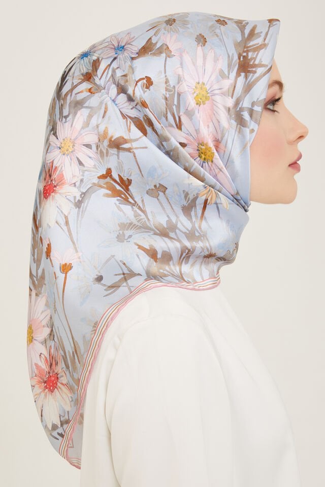 Armine İpek Eşarp 2024 İlkbahar-Yaz - 9129D-07 - Tivil
