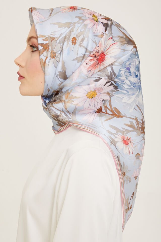 Armine İpek Eşarp 2024 İlkbahar-Yaz - 9129D-07 - Tivil