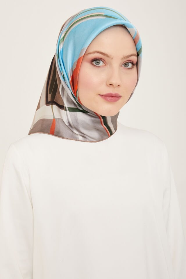 Armine İpek Eşarp 2024 İlkbahar-Yaz - 9147D-05 - Sura