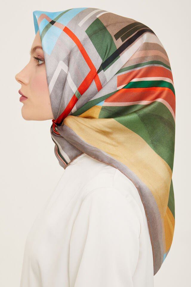 Armine İpek Eşarp 2024 İlkbahar-Yaz - 9147D-05 - Sura