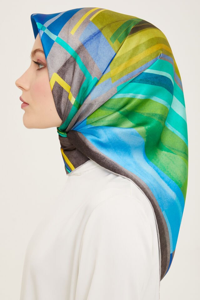 Armine İpek Eşarp 2024 İlkbahar-Yaz - 9147D-53 - Sura