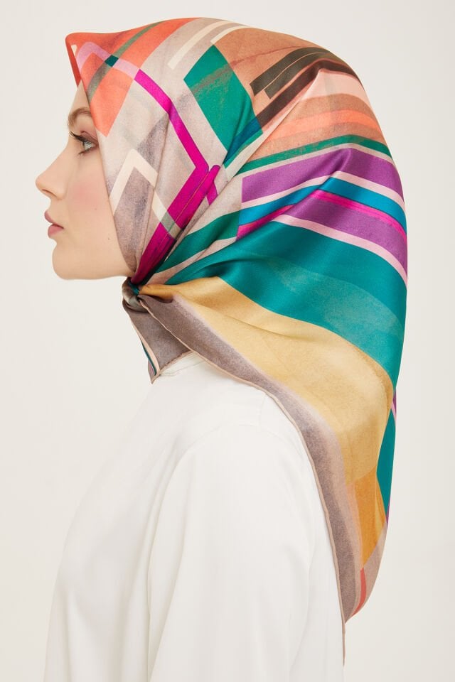 Armine İpek Eşarp 2024 İlkbahar-Yaz - 9147D-06 - Sura