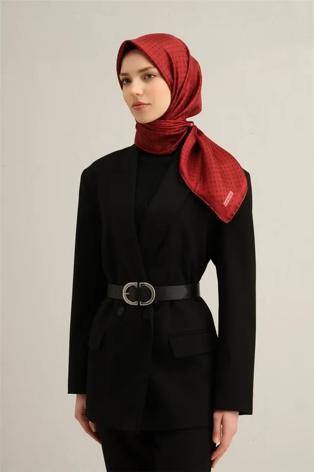 Armine İpek Eşarp 2025 İlkbahar-Yaz - 9345D-81 - Tivil