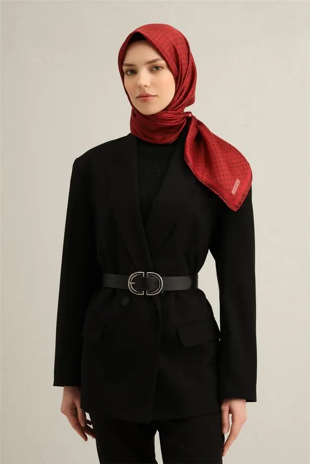Armine İpek Eşarp 2025 İlkbahar-Yaz - 9345D-81 - Tivil