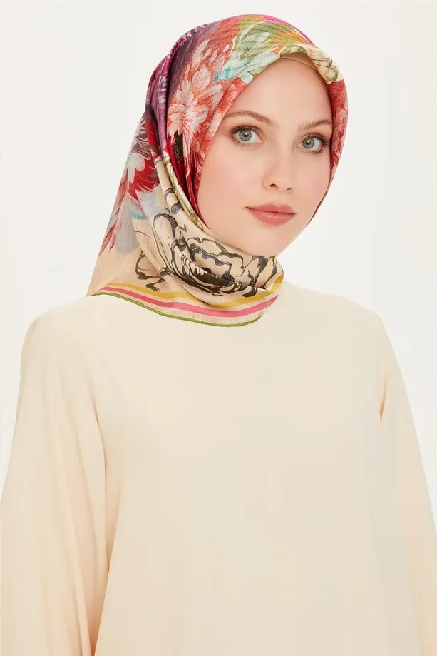 Armine İpek Eşarp 2024/2025 Sonbahar Kış - 9220D-35 -Tivil
